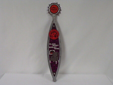 ORIGINAL New Belgium Brewing Lips Of Faith Blackberry Wine Beer Tap Handle