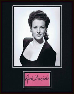 Ruth Warrick Signed Framed 11x14 Photo Display