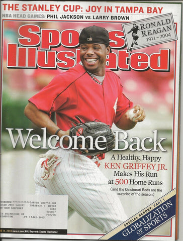 ORIGINAL Vintage June 6 2004 Sports Illustrated Magazine Ken Griffey Jr Reds