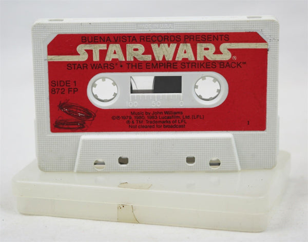 VINTAGE 1983 Star Wars Empire Strikes Back Book and Tape