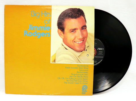 VINTAGE Big Hits Of Jimmie Rodgers LP Vinyl Record Album SPC-3599