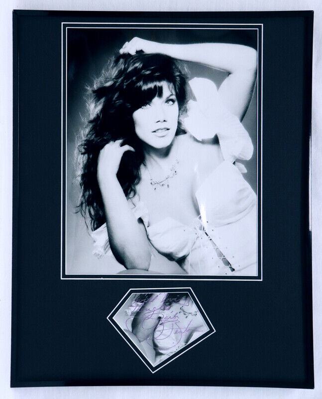 Barbi Benton Signed Framed 16x20 Photo Display