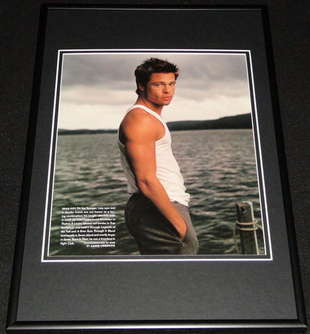 Brad Pitt 1998 Framed 12x18 Photo Display