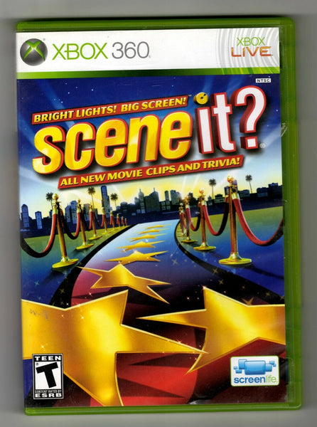 Scene It XBox 360 Lot of 2 Games Bright Lights Big City + Box Office Smash