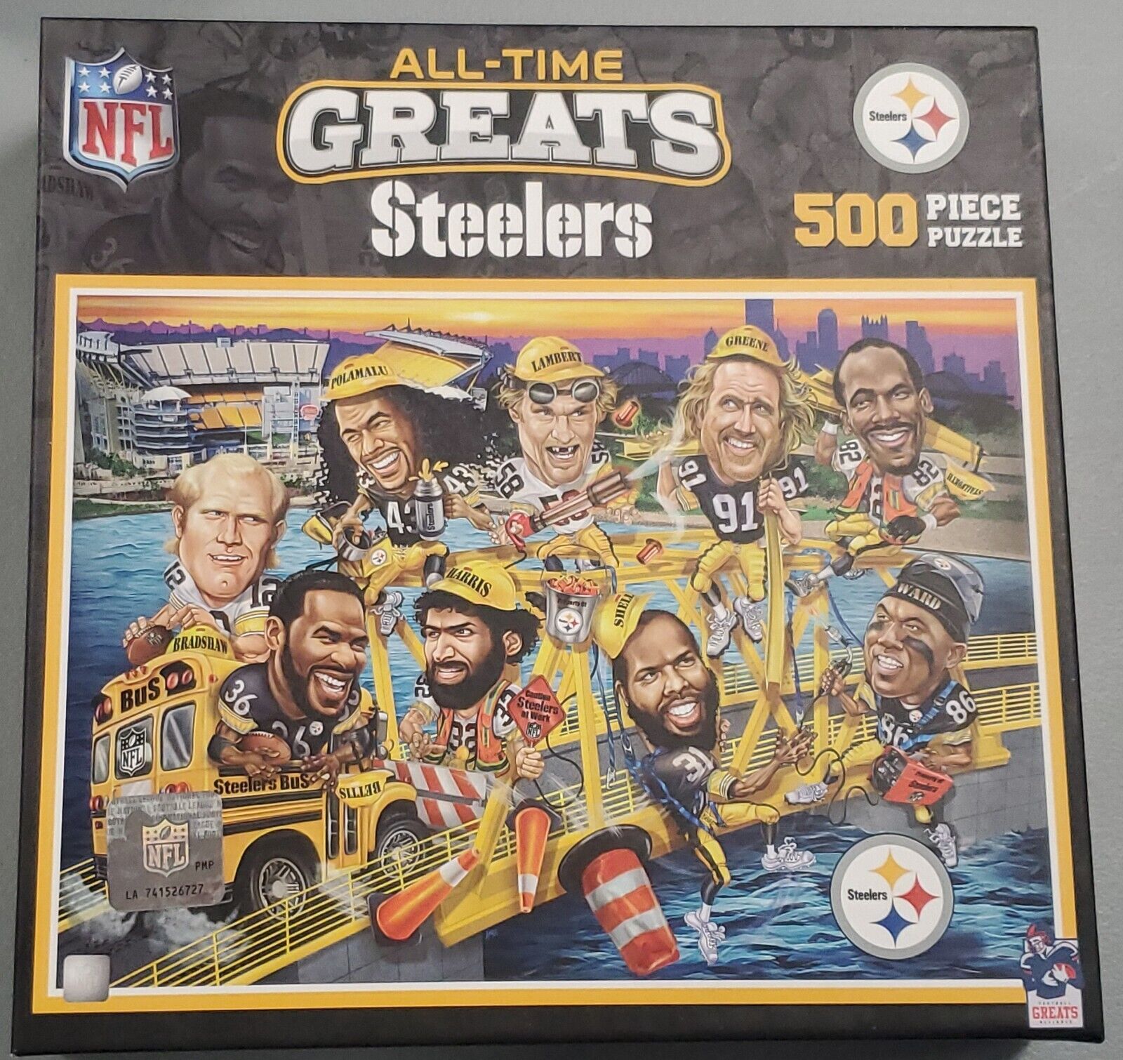 NEW SEALED Pittsburgh Steelers All Time Greats 500 Piece Jigsaw Puzzle