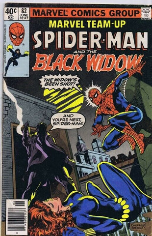 Marvel Team Up #82 ORIGINAL Vintage 1979 Spiderman Black Widow