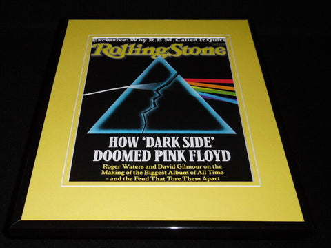 Pink Floyd Framed 11x14 ORIGINAL 2011 Rolling Stone Cover