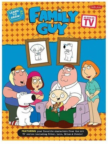 ORIGINAL Vintage 2014 Learn to Draw Family Guy Book Peter Griffin Stewie 