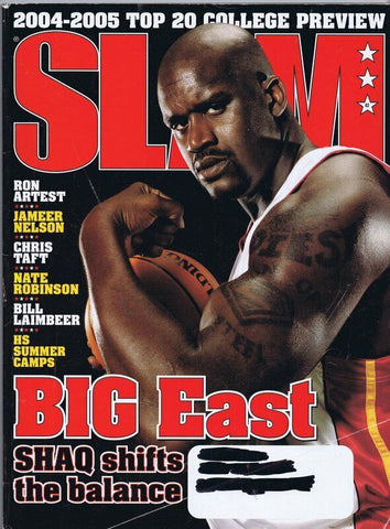 ORIGINAL Vintage Slam Magazine #82 November 2004 Shaquille O'Neal Heat