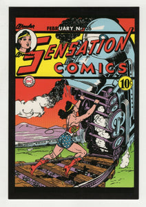 Sensation Comics #26 4x5" Cover Postcard 2010 DC Comics Wonder Woman