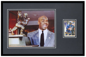 Rashaan Salaam Signed Framed 11x17 Rookie Card & Photo Set Colorado Heisman