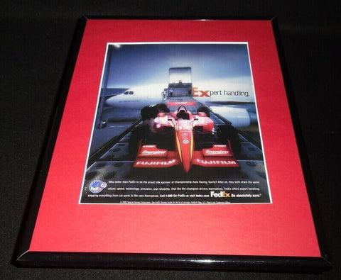 2001 Federal Express Fedex Racing Framed 11x14 ORIGINAL Advertisement