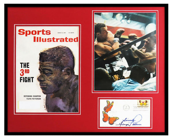 Floyd Patterson Signed Framed 16x20 1961 Sports Illustrated Display