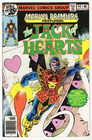 Marvel Premiere #44 VINTAGE 1978 Marvel Comics Jack of Hearts