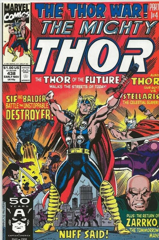 Thor #438 ORIGINAL Vintage 1991 Marvel Comics 