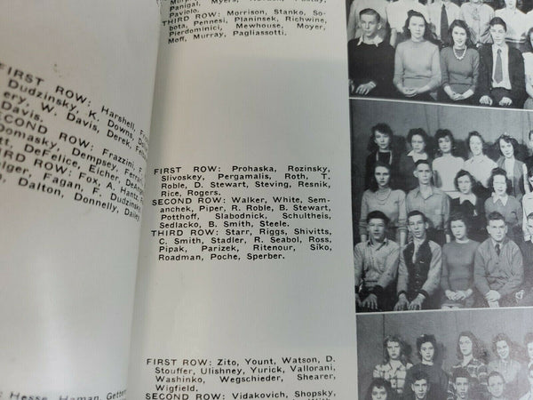 Arnold Palmer Signed 1944 Latrobean HS Yearbook w/ Mr Fred Rogers JSA PSA/DNA