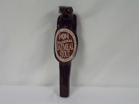 ORIGINAL Mendocino Brewing Co. Seasonal Oatmeal Stout Hawk  Beer Tap Handle