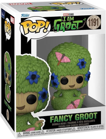 NEW SEALED Funko Pop Figure I Am Groot Fancy Groot 1191