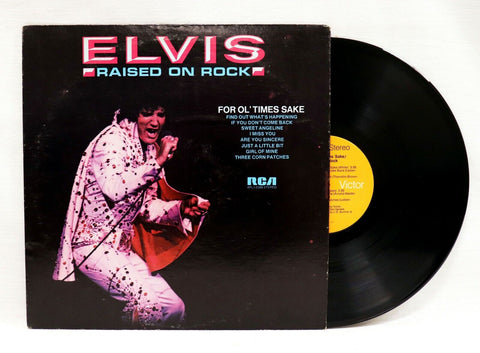 VINTAGE Elvis Presley Raised on Rock LP Vinyl Record Album APL1-0388