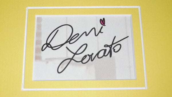 Demi Lovato Facsimile Signed Framed 11x14 Photo Display B