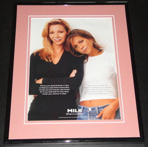 Lisa Kudrow J Aniston 1995 Milk Mustache 11x14 Framed ORIGINAL Advertisement 