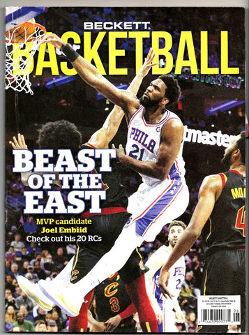 June 2022 Beckett Basketball Magazine Joel Embiid