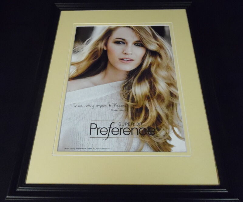 Blake Lively 2015 Superior Preference 11x14 Framed ORIGINAL Advertisement B