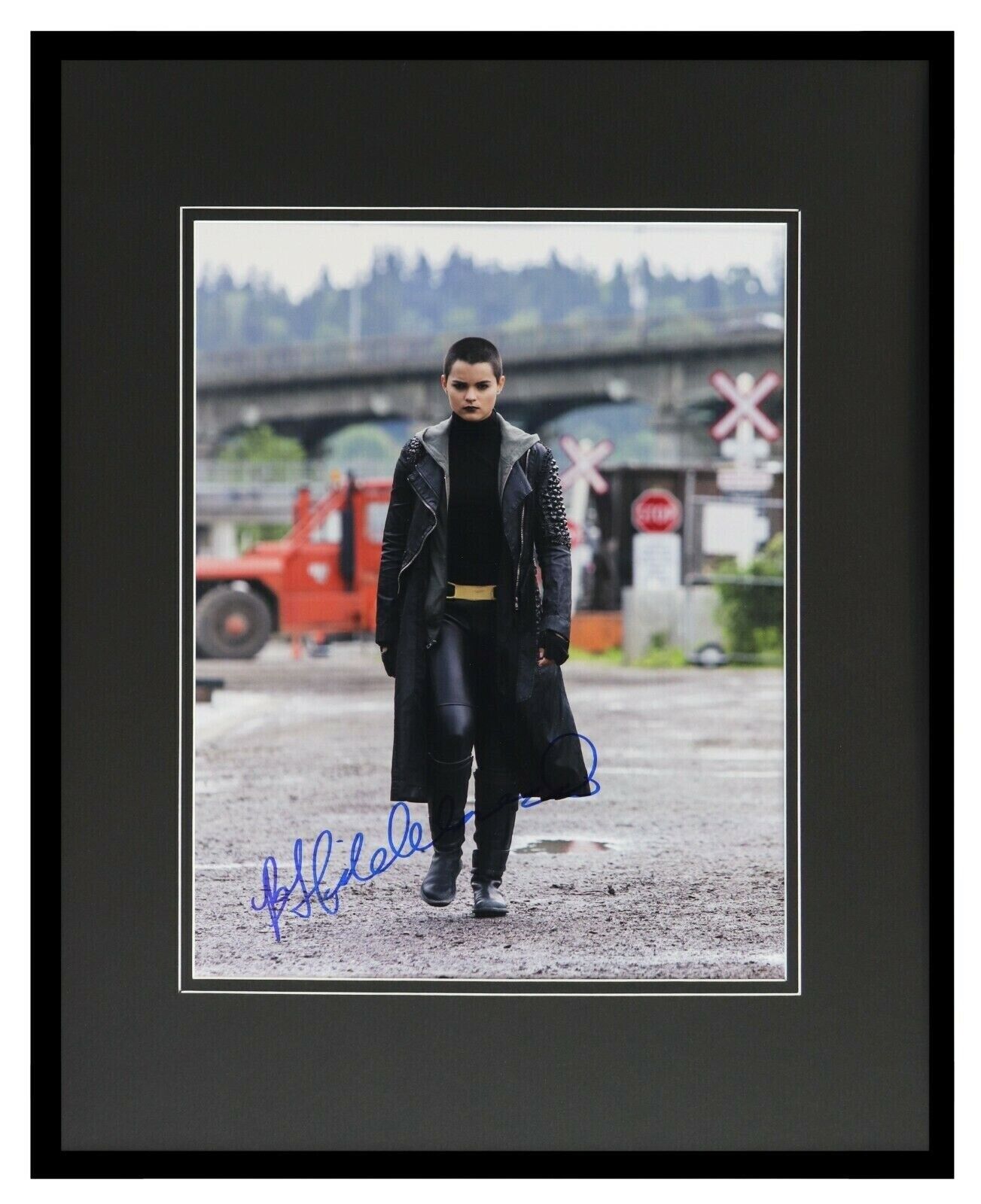 Brianna Hildebrand Signed Framed 16x20 Photo Display AW Deadpool