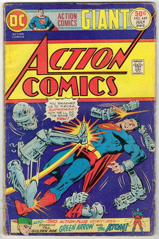 Action Comics #ORIGINAL Vintage 1975 DC Comics Superman