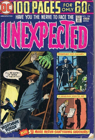 Unexpected #158 ORIGINAL Vintage 1974 DC Comics Horror