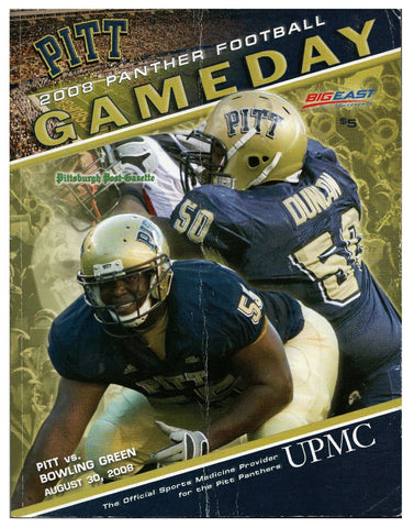 Aug 30 2008 Bowling Green vs Pitt Panthers Program LeSean McCoy