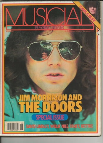 ORIGINAL Vintage 1981 Musical Player + Listener Magazine Jim Morrison The Doors