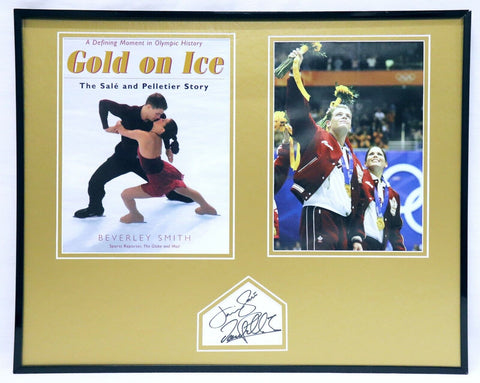 Jamie Sale & David Pelletier Dual Signed Framed 16x20 Photo Display