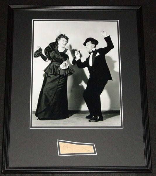 Marjorie Main Signed Framed 16x20 Photo Display JSA Ma & Pa Kettle