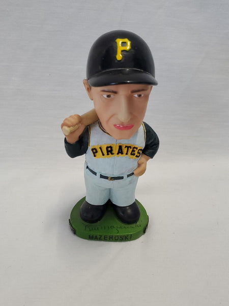 Bill Mazeroski Signed 2001 Pittsburgh Pirates Bobblehead Figure