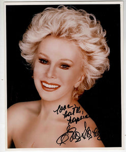 Eva Gabor Signed 8x10 Photo JSA Green Acres Rescuers Aristocrats Match Game L