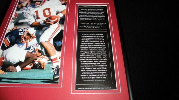 1979 Alabama Crimson Tide Team Framed 12x18 Photo Display Steadman Shealy