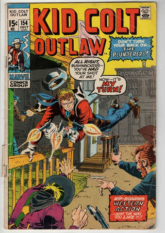 Kid Colt Outlaw #154 VINTAGE 1971 Marvel Comics