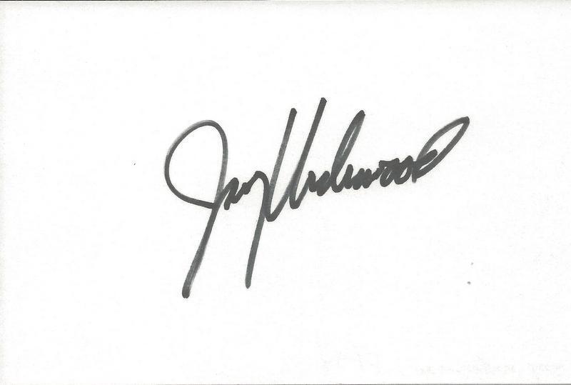 Jay Underwood Signed 4x6 Index Card 1994 Fantastic Four Movie Human Torch