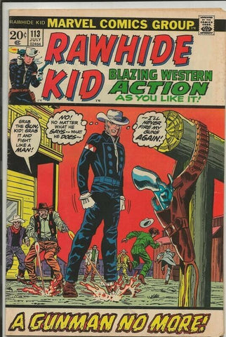 Rawhide Kid #113 ORIGINAL Vintage 1973 Marvel Comics 