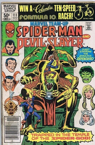 Marvel Team Up #111 ORIGINAL Vintage 1981 Devil Slayer