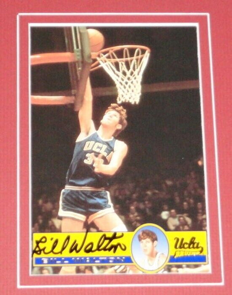 Bill Walton Signed Framed 11x17 Photo Set Trailblazers UCLA