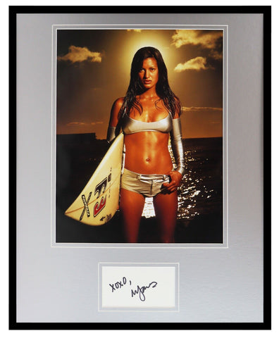 Malia Jones Signed Framed 16x20 Photo Display