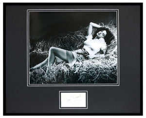 Jane Russell Signed Framed 16x20 Photo Display The Outlaws