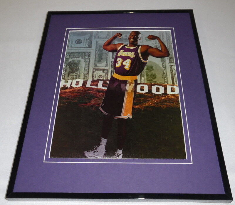 Shaquille O'Neal 1997 Hollywood Framed 11x14 Photo Display Lakers