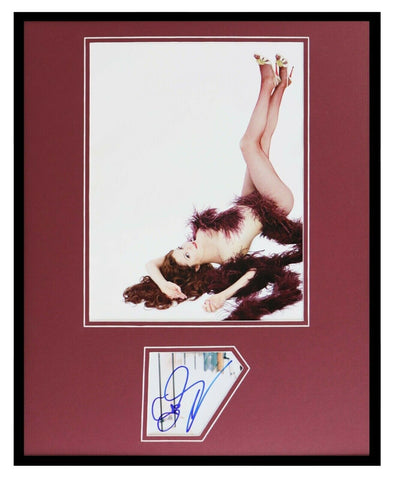 Susan Sarandon Signed Framed 16x20 Lingerie Stockings Photo Poster Display JSA 