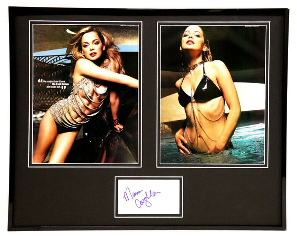 Marisa Coughlin Signed Framed 16x20 Bikini Photo Display Super Troopers