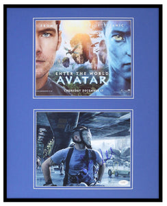 Sam Worthington Signed Framed 16x20 Photo Display JSA Avatar