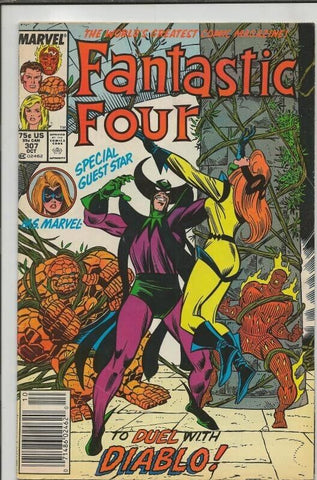 Fantastic Four #307 ORIGINAL Vintage 1987 Marvel Comics