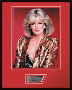 Linda Evans Signed Framed 11x14 Photo Display JSA Dynasty Krystle Carrington